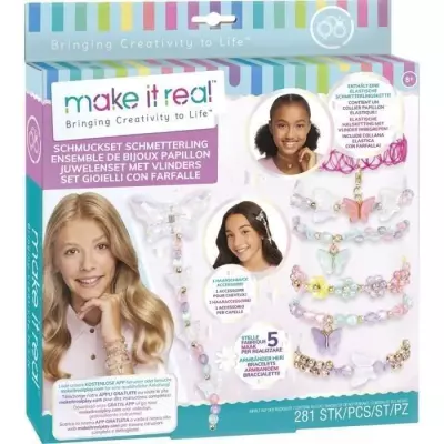 Kit de création de bijoux papillon - LANSAY - 41323 - Make It Real