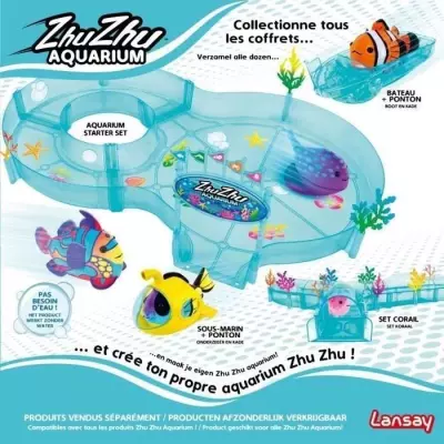 Univers miniature - Zhu Zhu Aquarium : Aquarium + Surf