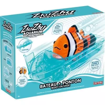 Univers miniature: Zhu Zhu Aquarium - Bateau + Ponton
