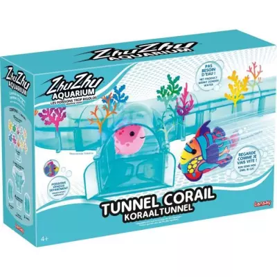 Zhu Zhu Aquarium - Tunnel Corail - Jeu de Figurines Miniatures