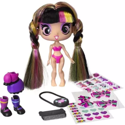 Personnalise ta poupée fashion avec Poupée Luna - LANSAY - 55103