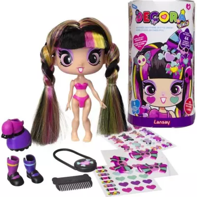 Personnalise ta poupée fashion avec Poupée Luna - LANSAY - 55103