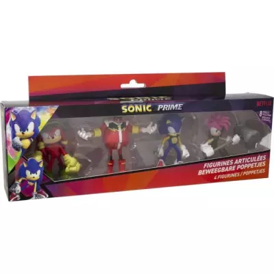 Figurines articulées SONIC - Collection de 4 personnages miniatures