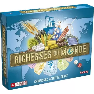 Découvrez les Richesses du Monde - Jeu de plateau palpitant!