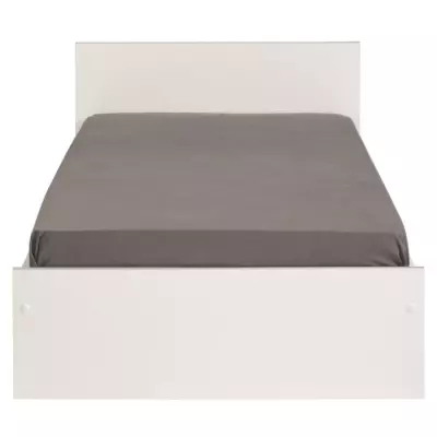 Lit Enfant Parisot SCOOP avec 3 meubles de rangement - Décor blanc