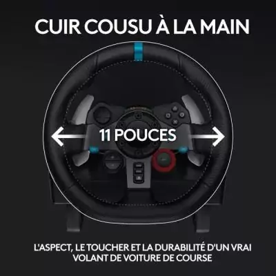 Volant de course et pédales G29 - Logitech G - Compatible PS5, PS4 et PC