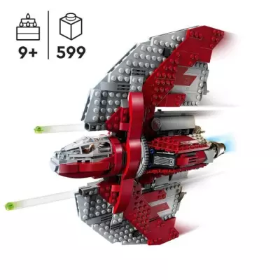 LEGO Star Wars La Navette T-6 d'Ahsoka Tano 75362 - Vaisseau Lance-Tenons