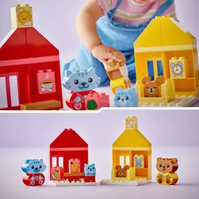 LEGO 10414 DUPLO: Jeu de Construction Mes Rituels Quotidiens - Le Repas et le Coucher