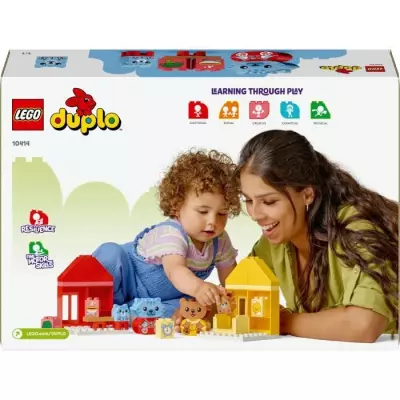 LEGO 10414 DUPLO: Jeu de Construction Mes Rituels Quotidiens - Le Repas et le Coucher