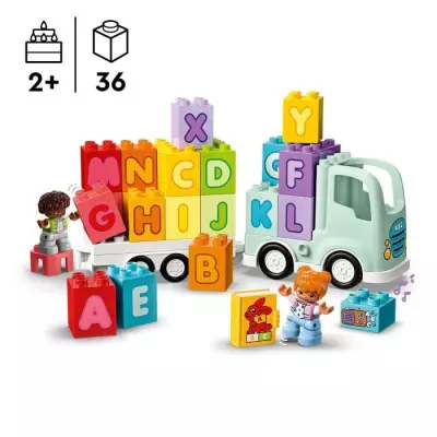 DUPLO Ma Ville Le Camion de l'Alphabet: Jouet d'Apprentissage pour Enfants de 2 Ans