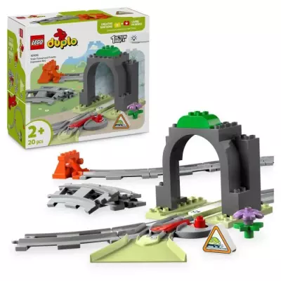 LEGO DUPLO Ma ville 10425 : Rails et tunnel du train - Jouet enfant