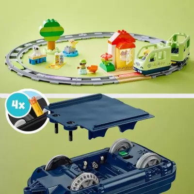 LEGO DUPLO Ma ville 10427 - Train d'aventures interactif