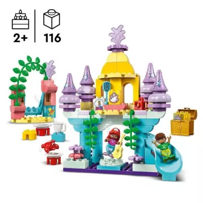 LEGO DUPLO | Disney 10435 Le palais sous-marin magique d'Ariel