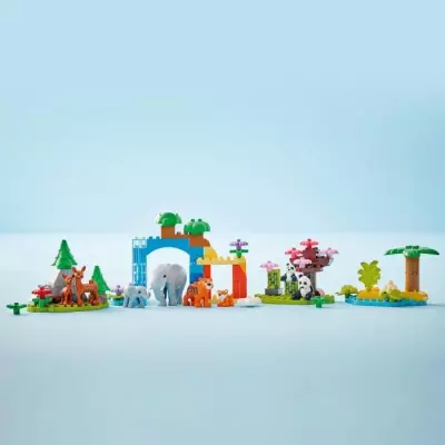 Découvrez LEGO DUPLO Ma ville 10446 Familles d'animaux sauvages 3-en-1