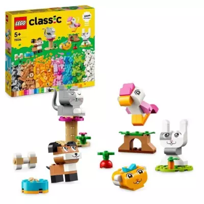 Découvrez le LEGO 11034 Classic Les Animaux de Compagnie Créatifs