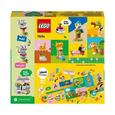 Découvrez le LEGO 11034 Classic Les Animaux de Compagnie Créatifs