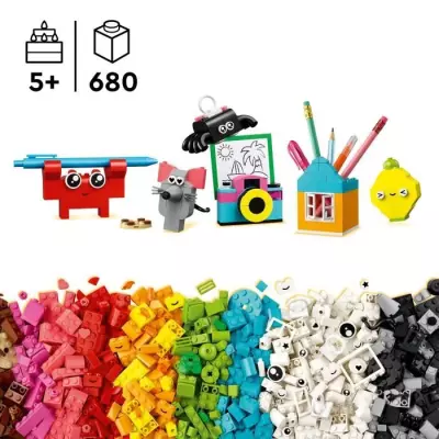 Boîte de briques LEGO Classic 11042 - Bonheur créatif