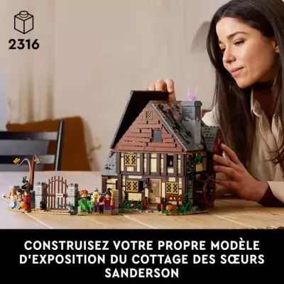 LEGO Ideas Hocus Pocus Disney : le manoir des soeurs Sanderson 21341 - Un cadeau d'Halloween ensorcelant
