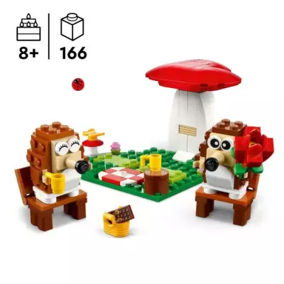 Découvrez le jeu de construction LEGO 40711 - Le pique-nique des hérissons Découvrez le jeu de construction LEGO 40711 - Le pique-nique des hérissons