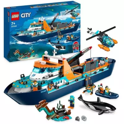 Explore les océans avec le Le Navire d'Exploration Arctique LEGO City 60368