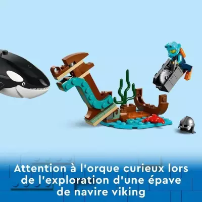 Explore les océans avec le Le Navire d'Exploration Arctique LEGO City 60368