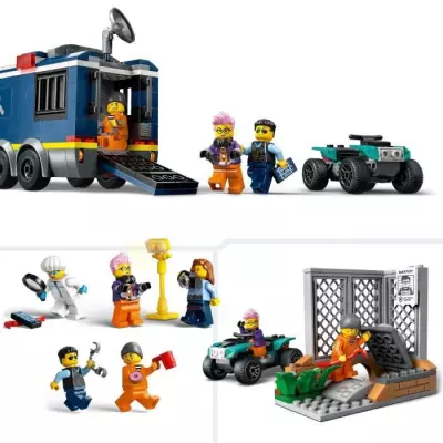 Découvrez le LEGO 60418 City Le Laboratoire de Police Scientifique Mobile