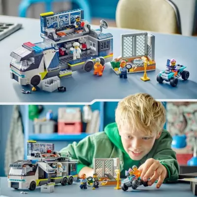 Découvrez le LEGO 60418 City Le Laboratoire de Police Scientifique Mobile