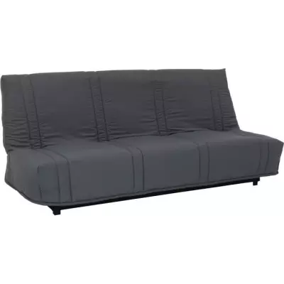 Banquette clic clac 3 places anthracite Lena - Style contemporain