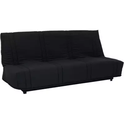 Banquette clic clac 3 places Noir - Style contemporain - LENA