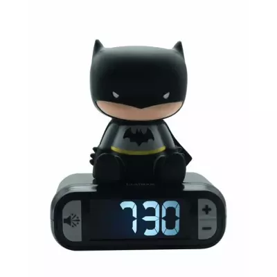 Réveil veilleuse digital Batman 3D - Noir - Enfant