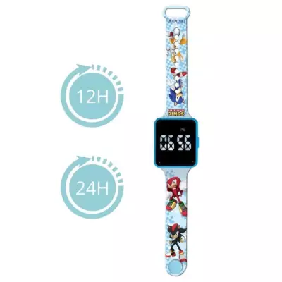 Montre LED connectée Lexibook Sonic - Bracelet ajustable