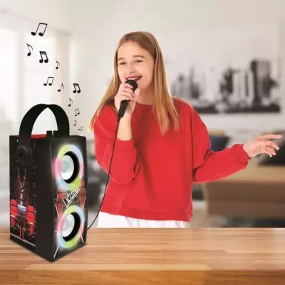 Enceinte Bluetooth Portable The Voice avec Effets Lumineux