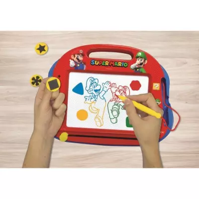 Ardoise Magique A5 Super Mario avec Accessoires - LEXIBOOK