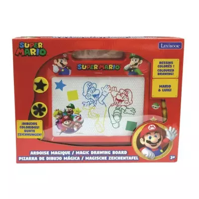 Ardoise Magique A5 Super Mario avec Accessoires - LEXIBOOK