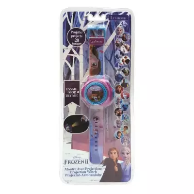 Montre digitale Reine des Neiges avec projection d'images - Jeu multimédia pour enfants
