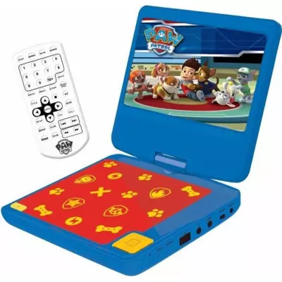 Lecteur DVD enfant Pat Patrouille - Écran LCD 7” - Batterie rechargeable