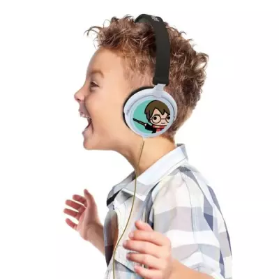 Casque stéréo pliable Harry Potter enfant - Limitation volume 