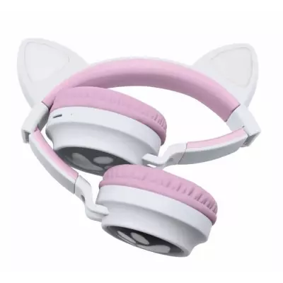 Casque audio 2-en-1 oreilles de chat LEXIBOOK - Rose - Enfants 4 ans