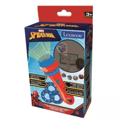 Projecteur et lampe torche Spider-Man - LEXIBOOK, idéal pour les enfants!