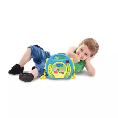 Lecteur CD Karaoké Peppa Pig avec 2 microphones - LEXIBOOK : Un divertissement musical pour enfants