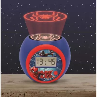 Réveil projecteur SPIDER-MAN avec minuteur - LEXIBOOK
