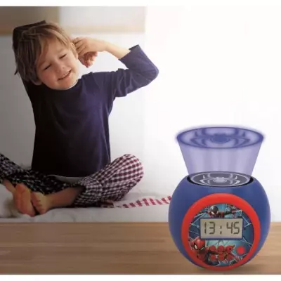 Réveil projecteur SPIDER-MAN avec minuteur - LEXIBOOK