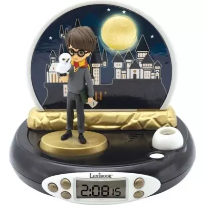 Réveil Projecteur Harry Potter 3D - Sons magiques - LEXIBOOK - Réveil Enfant