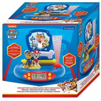 Réveil Projecteur PAT' PATROUILLE pour chambre enfant - LEXIBOOK