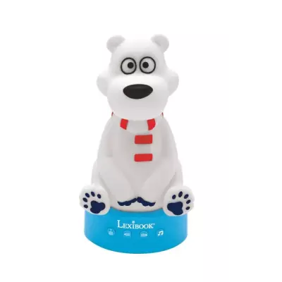 Veilleuse Ourson 3D avec Musique et Couleurs Changeantes