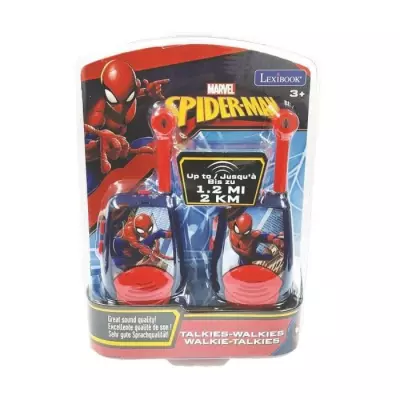Talkies-Walkies SPIDER-MAN - Contrôle volume - Fonction morse - 2km