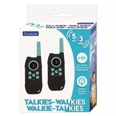 Talkies-walkies LEXIBOOK noirs - Portée 5 km