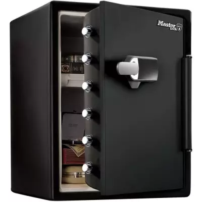 Coffre-fort ignifugé avec code tactile et alarme - 56,5 L