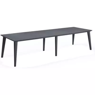 Table de jardin rectangulaire 320 cm Graphite - ALLIBERT BY KETER - Lima - 8 à 12 pers.