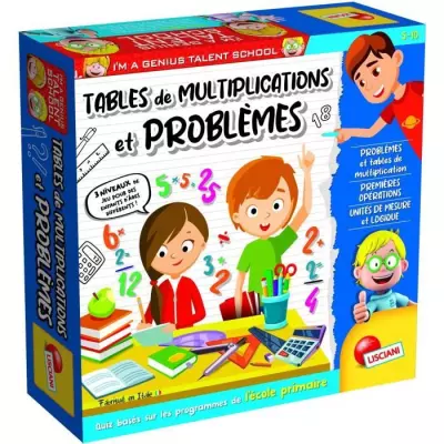 Jeu des multiplications Génius Talent - s'adapte à tous niveaux!